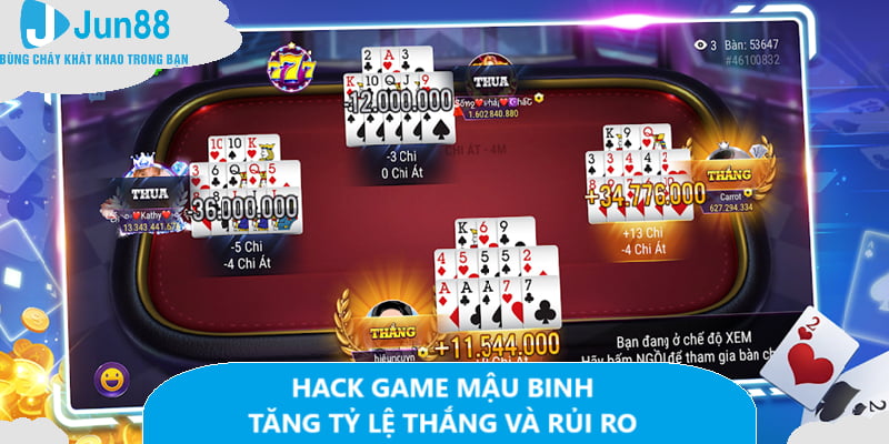 Hack game Mậu Binh: Tính năng và rủi ro hội viên cần biết